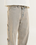 Flared Denim (Faded Blue)