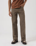 Essential Straight-Fit Trousers (Olive)