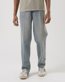 Vintage Light Wash Jeans Layered Waistband