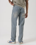 Vintage Light Wash Jeans Layered Waistband