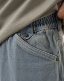 Vintage Light Wash Jeans Layered Waistband