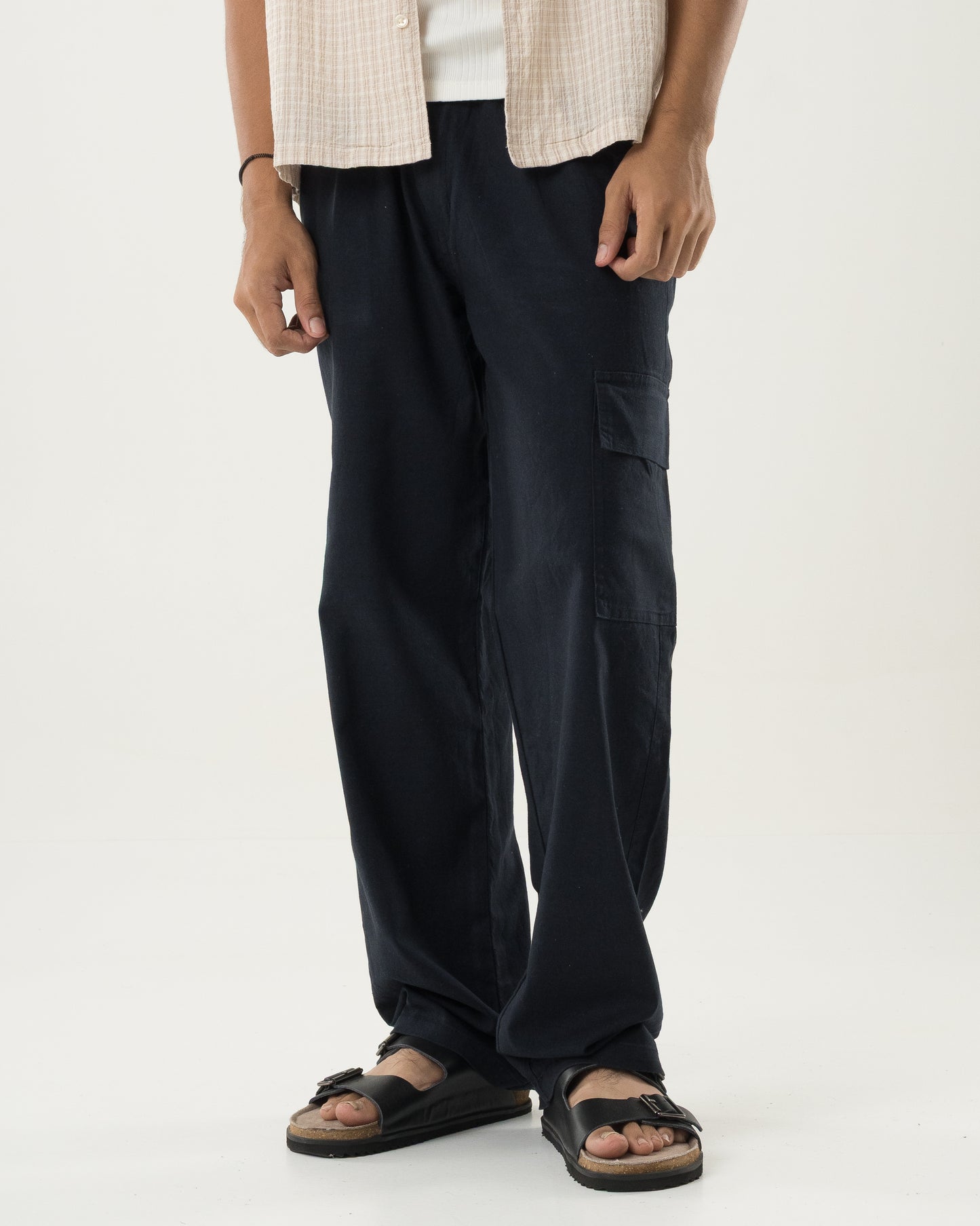 Core Linen Cargo (Navy)