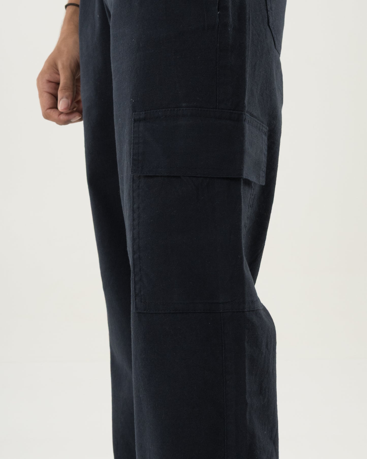 Core Linen Cargo (Navy)