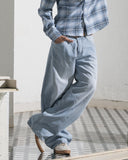 Barrel Fit Denim (Ice Blue)