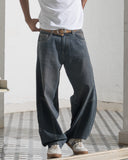 Barrel Fit Denim (Shadow Blue)