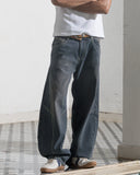 Barrel Fit Denim (Shadow Blue)
