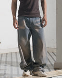Barrel Fit Denim (Ash Blue)