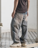 Barrel Fit Denim (Ash Blue)