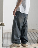 Barrel Fit Denim (Deep Blue)