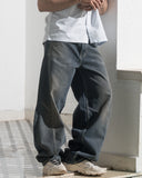 Barrel Fit Denim (Deep Blue)