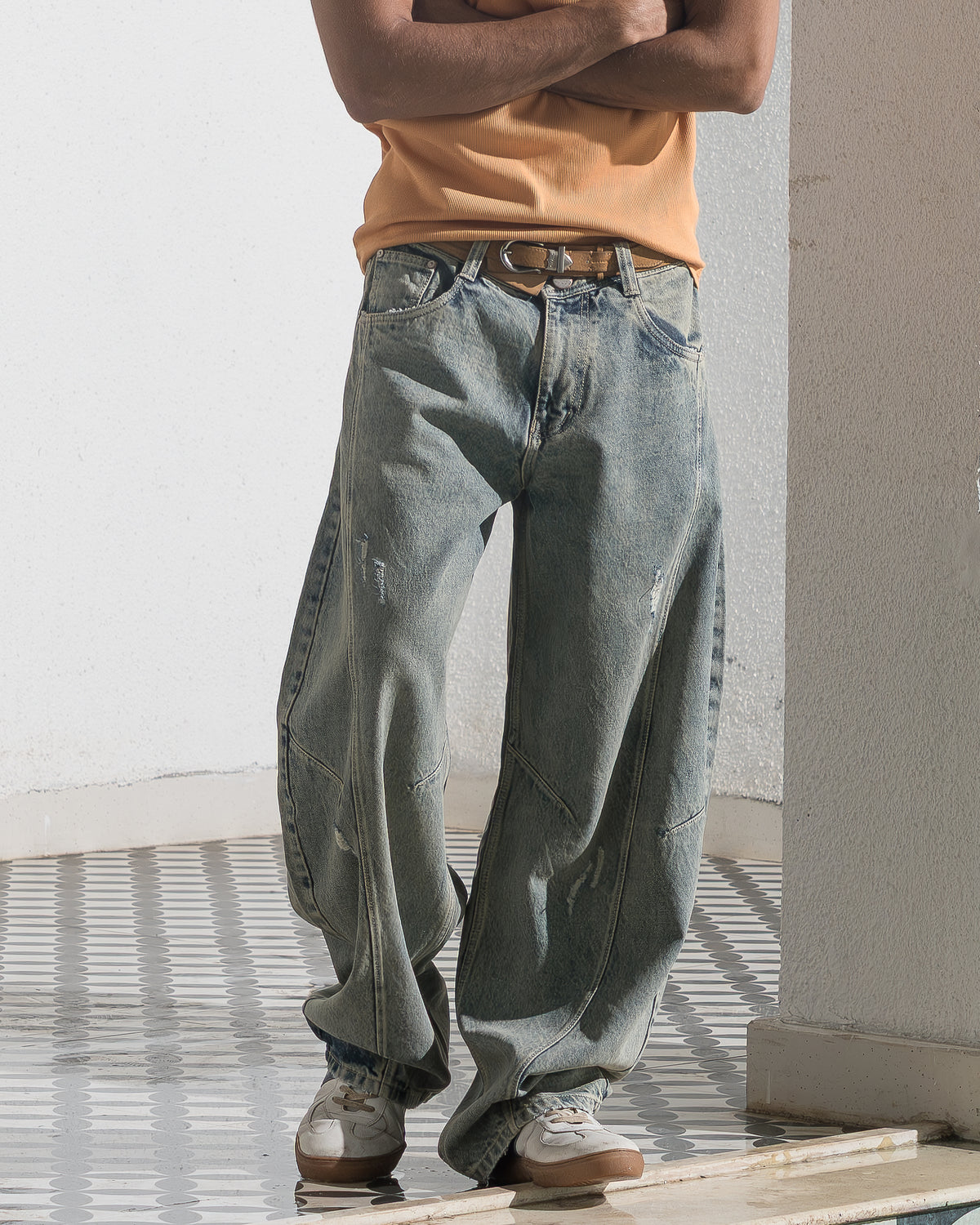 Barrel Fit Denim (Dust Fade) - Image 2