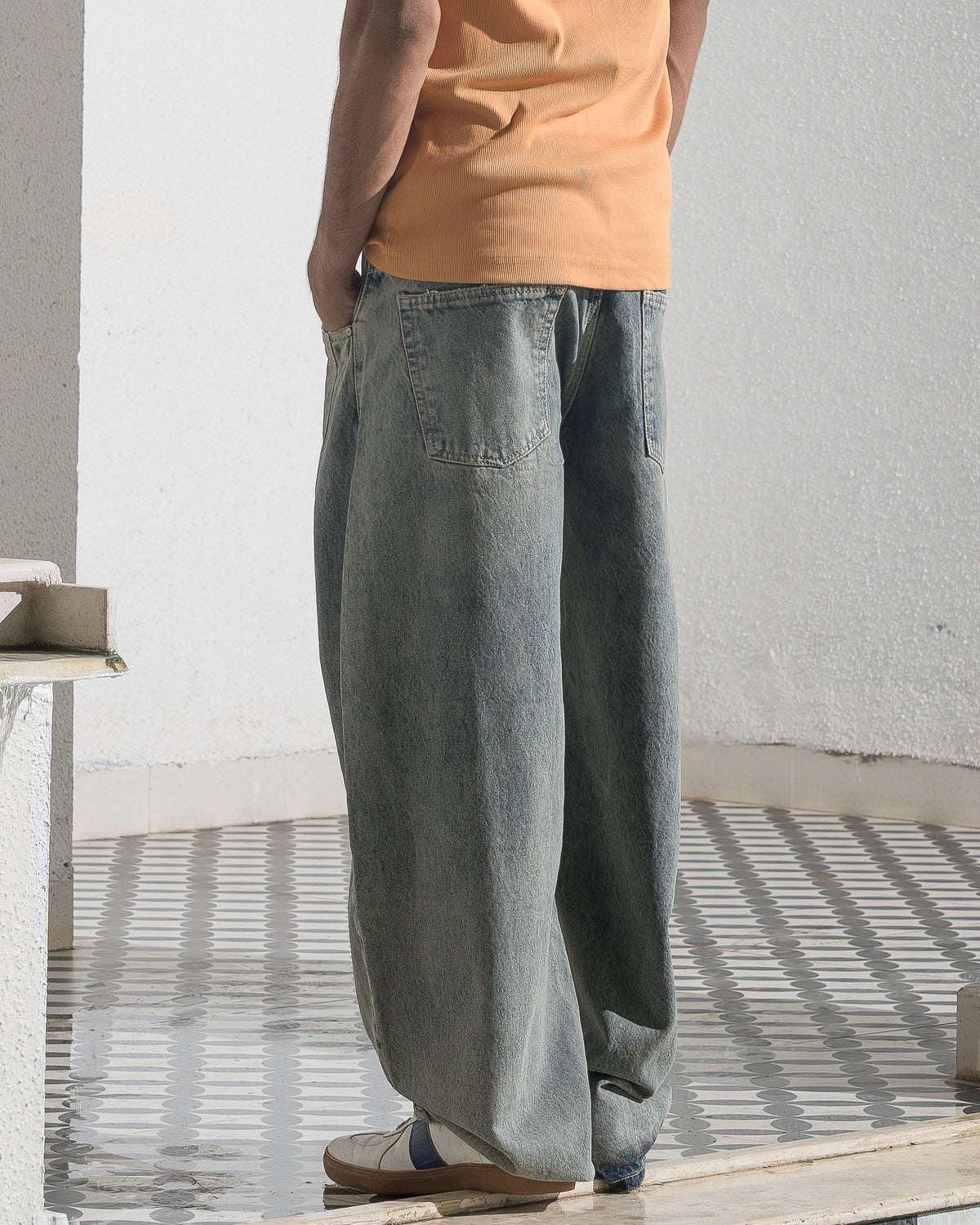 Barrel Fit Denim (Dust Fade) - Image 3