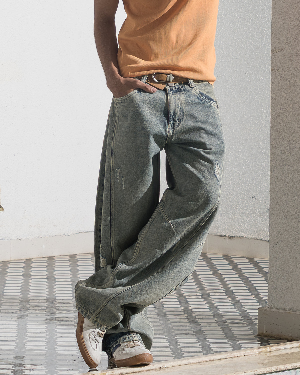 Barrel Fit Denim (Dust Fade) - Image 6