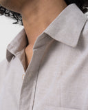 Oxford Shirt  (Brown)