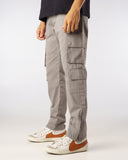Flare Cargo Pants (Grey)