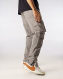 Flare Cargo Pants (Grey)