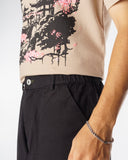 Flare Cargo Pants (Black)