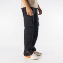 Flare Cargo Pants (Black)