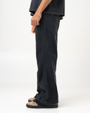 Black Flared Denim