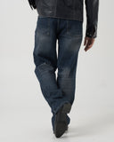 Straight Fit Jeans (Deep Blue)