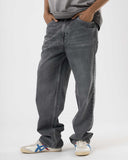 Wide Leg Denim (Washed Grey)