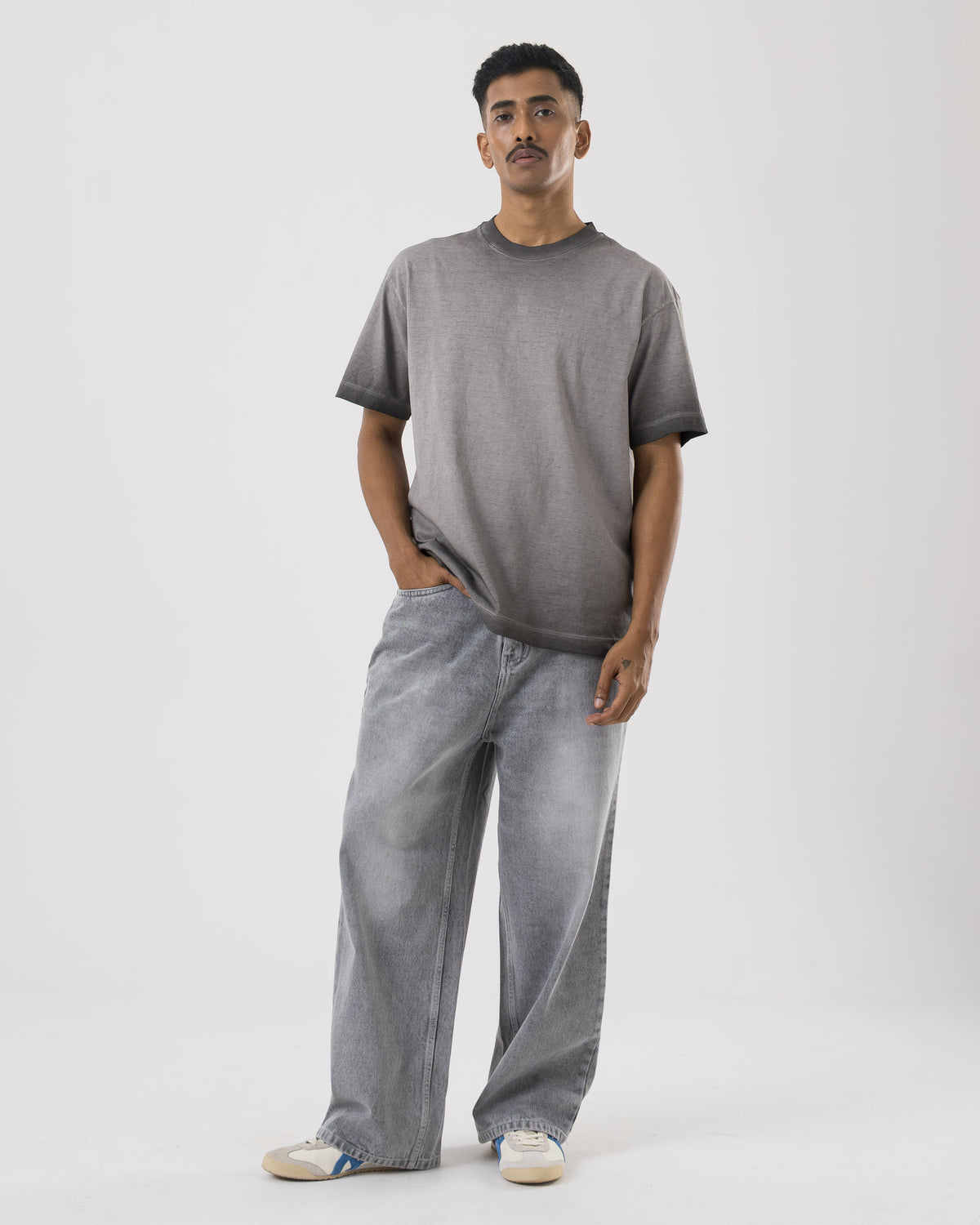 Baggy Fit Denim (Grey) - Image 2