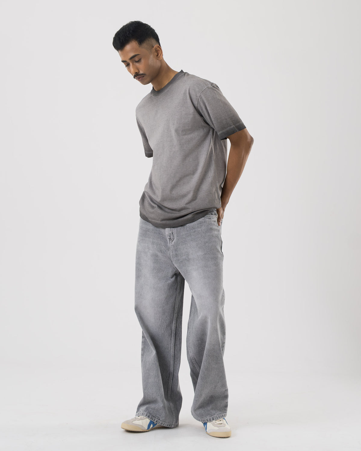 Baggy Fit Denim (Grey) - Image 4