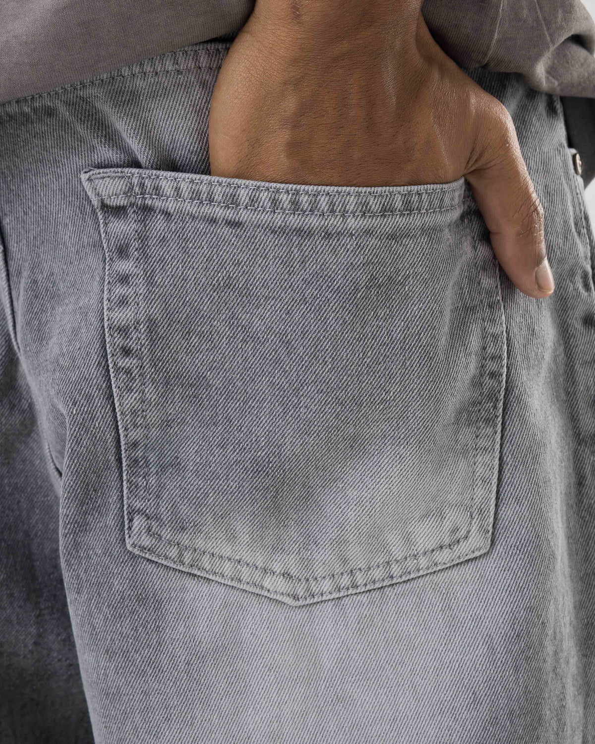 Baggy Fit Denim (Grey) - Image 7