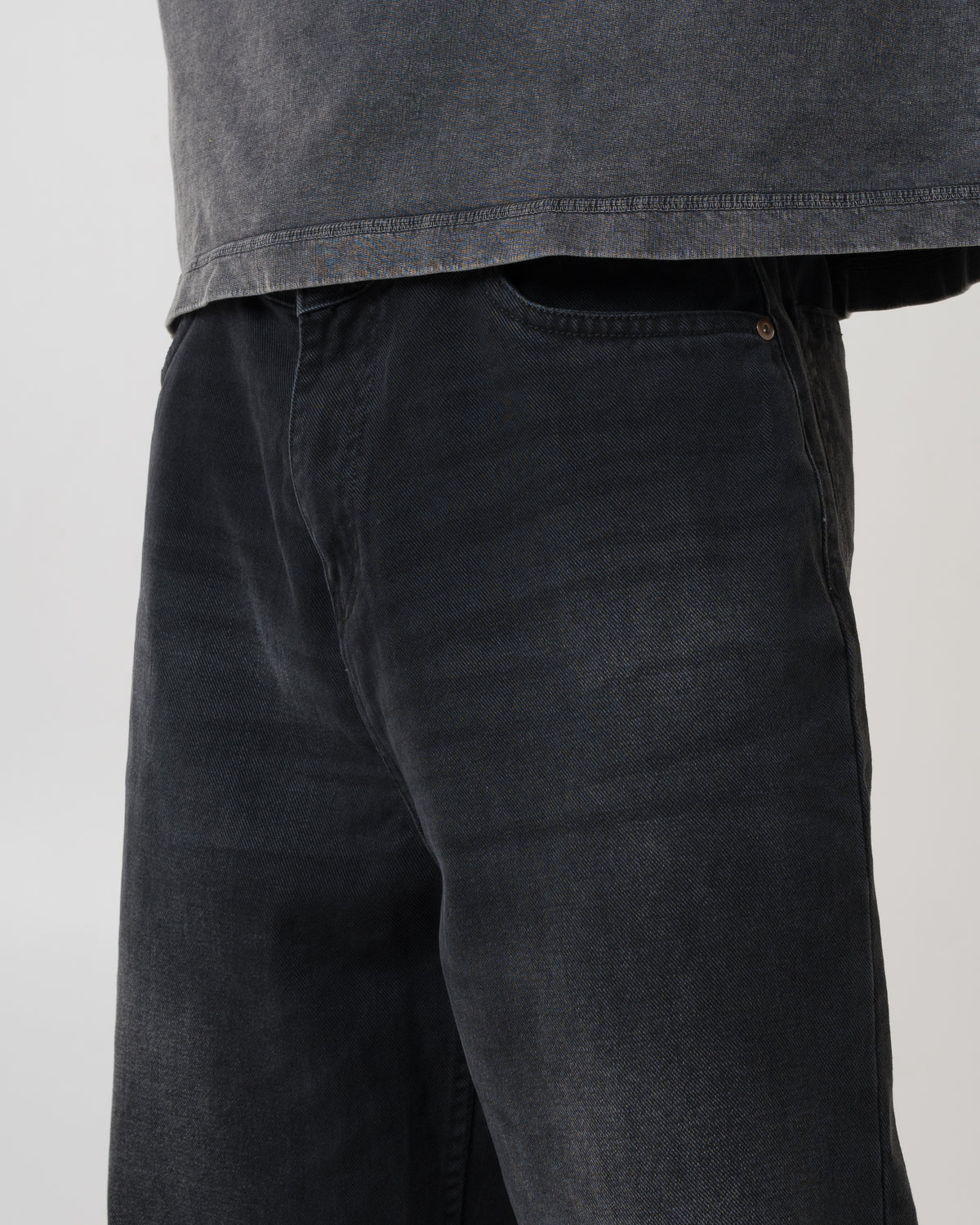 Untld Baggy Fit Denim (Black Rinse) - Image 10