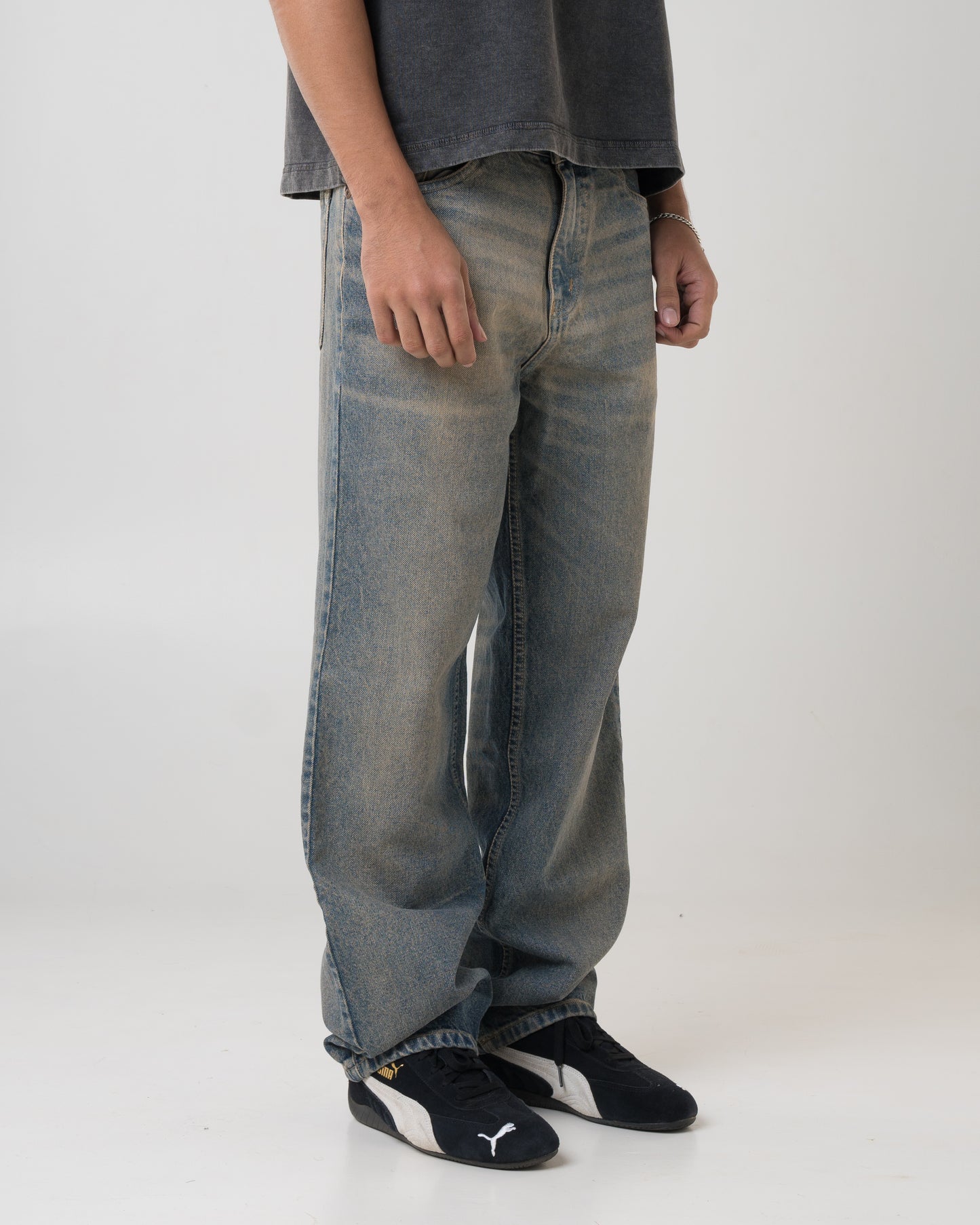 Straight Fit Denim (Rustic Wash)