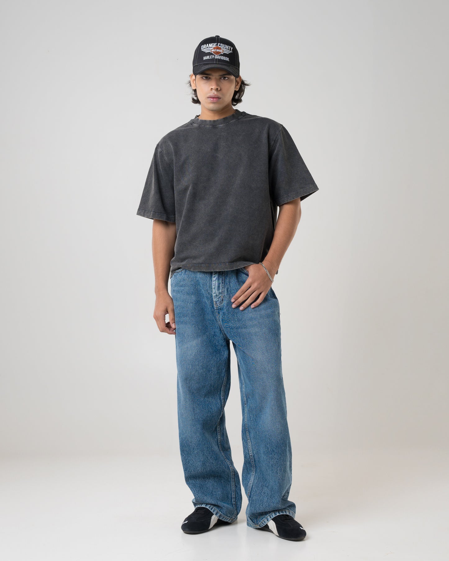 Baggy Fit Denim (Classic Blue)