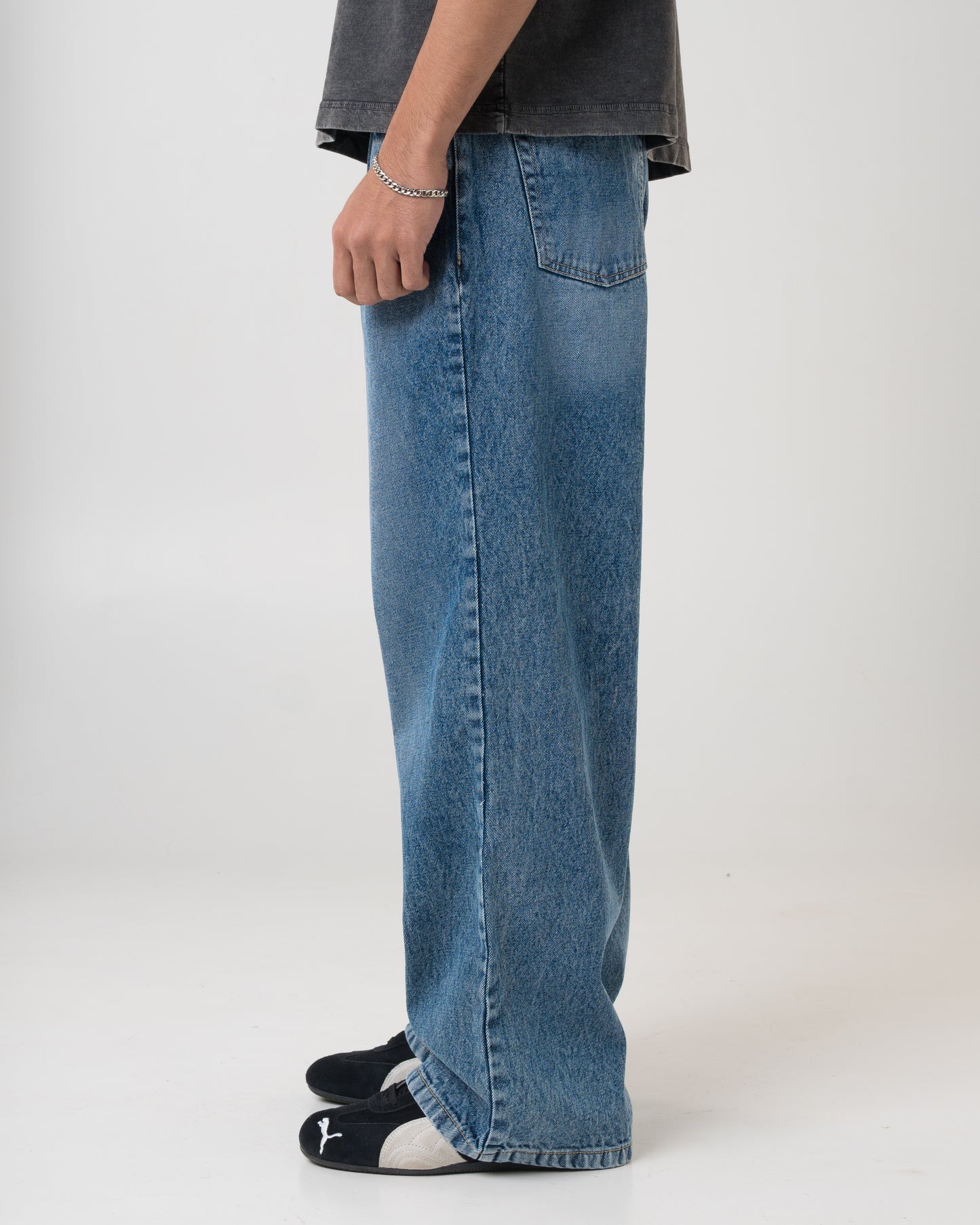 Baggy Fit Denim (Classic Blue)