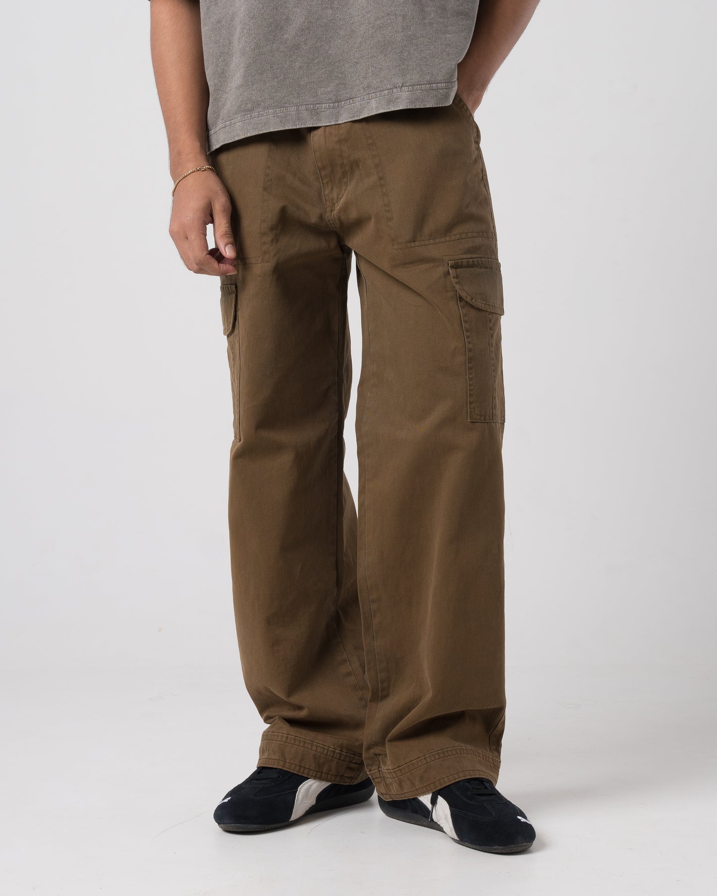 Everyday Cargo Pants (Washed Olive)