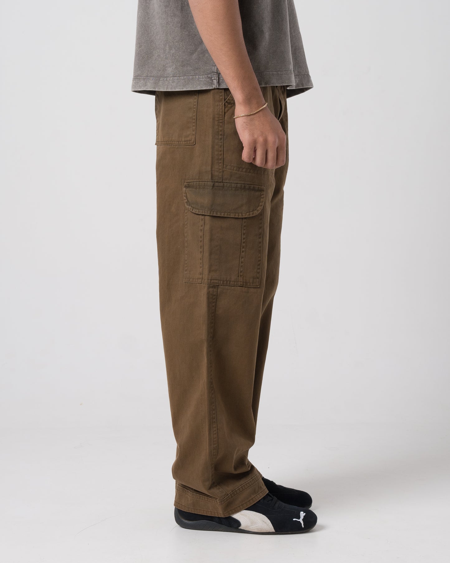 Everyday Cargo Pants (Washed Olive)