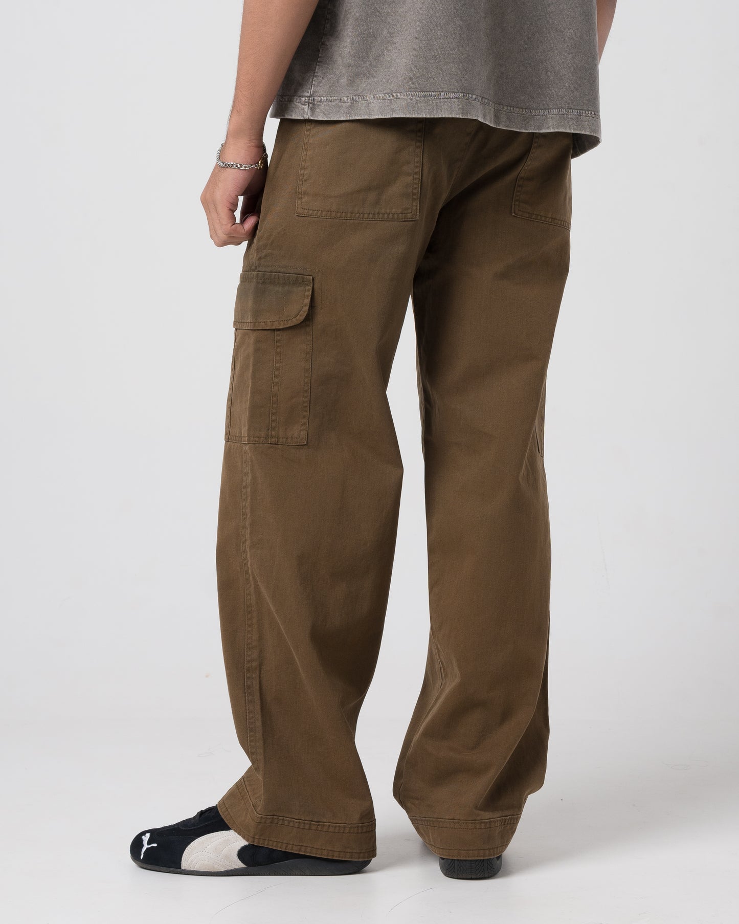 Everyday Cargo Pants (Washed Olive)