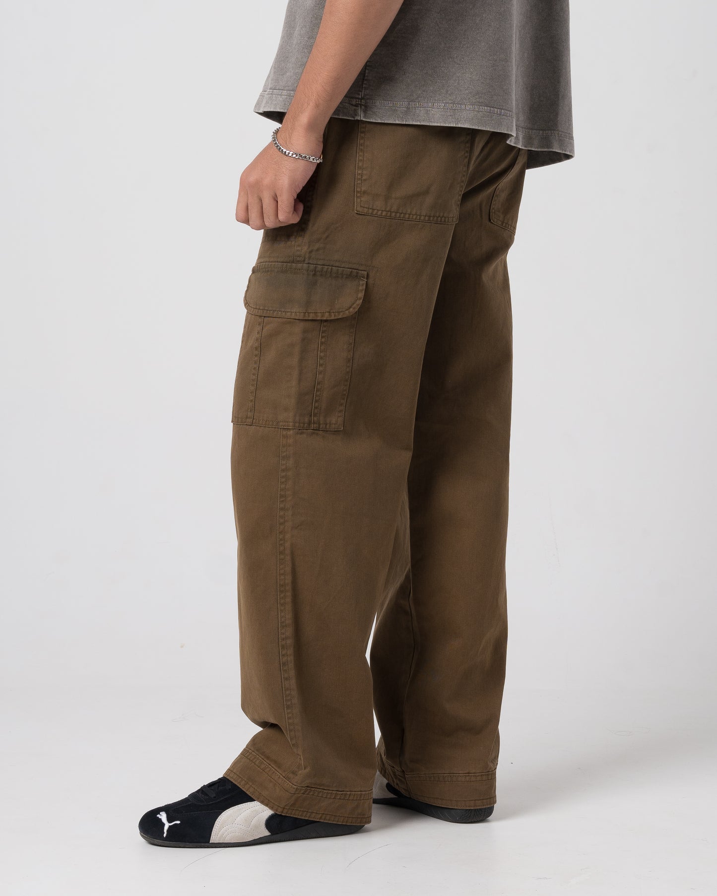 Everyday Cargo Pants (Washed Olive)