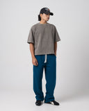 Raw Hem Loose Sweatpants (Teal)