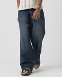 Baggy Fit Denim (Deep Blue)