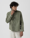 Velour Shirt (Olive)