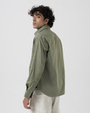 Velour Shirt (Olive)