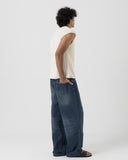 Baggy Fit Denim (Deep Blue)