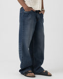 Baggy Fit Denim (Deep Blue)
