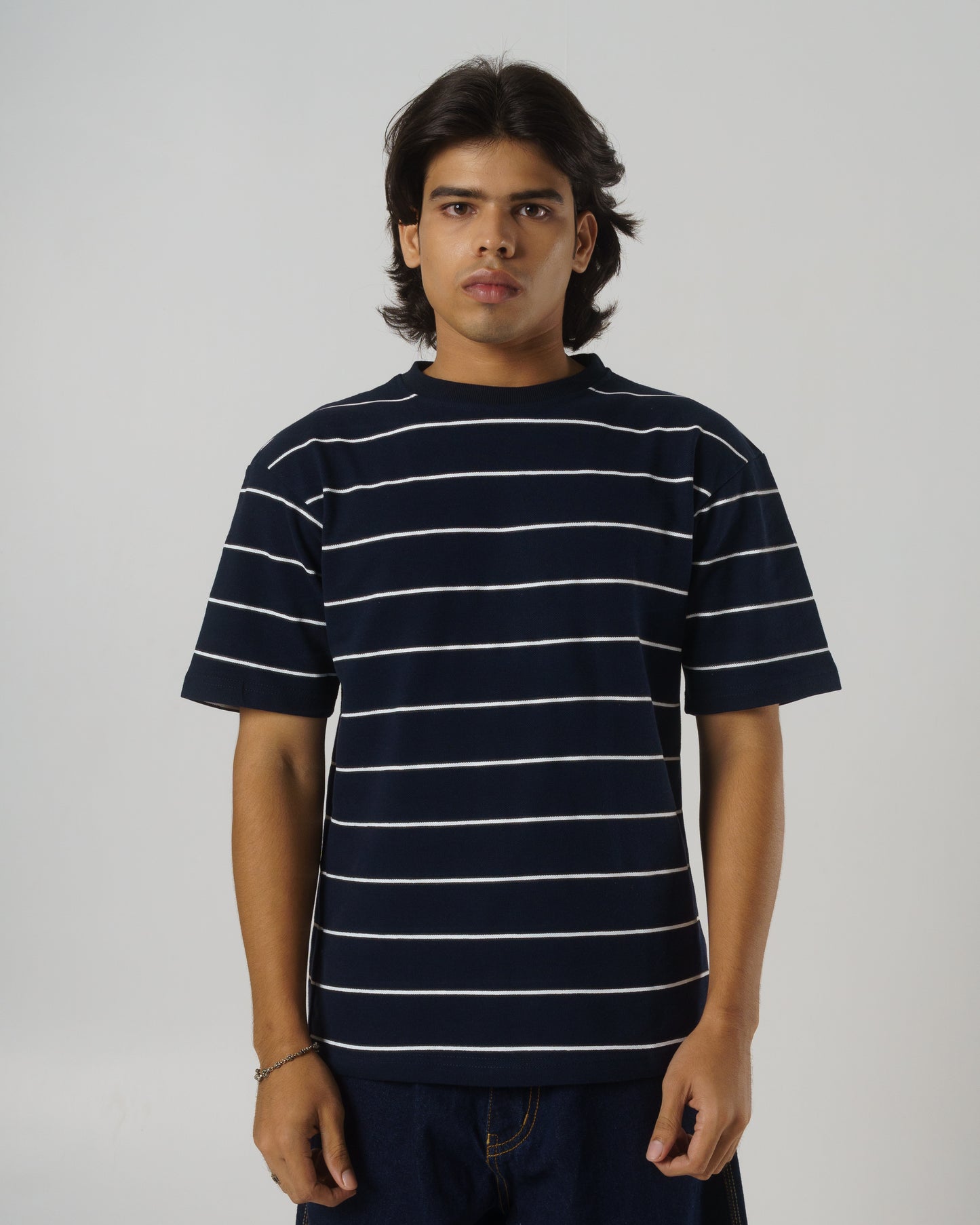 Stripe T-shirt (Navy)