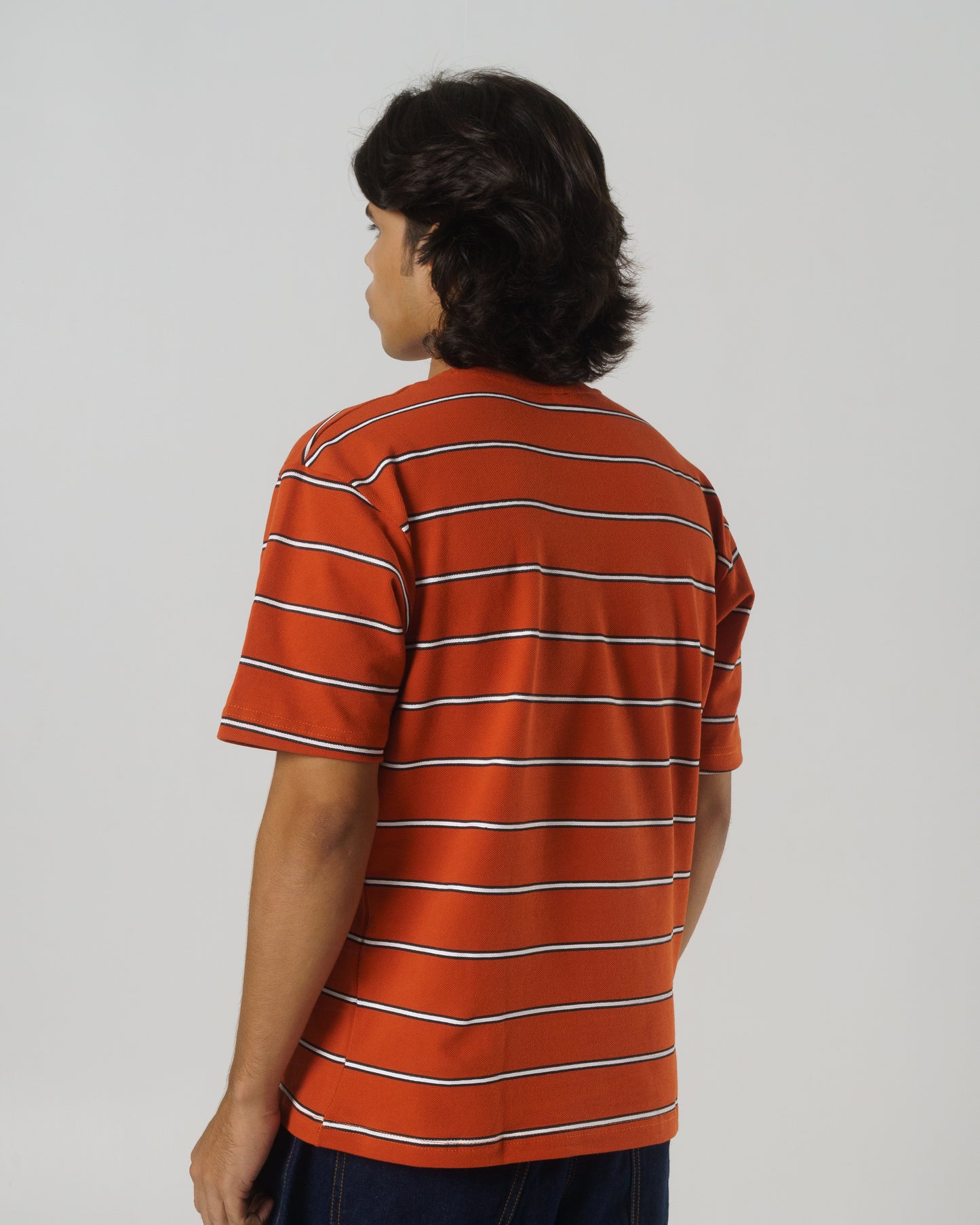 Stripe T-shirt (Rust)