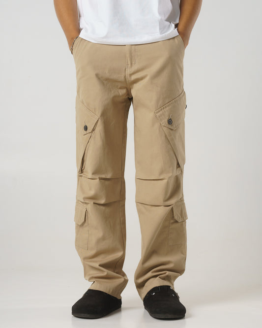 Utility Cargo Pants (Beige)