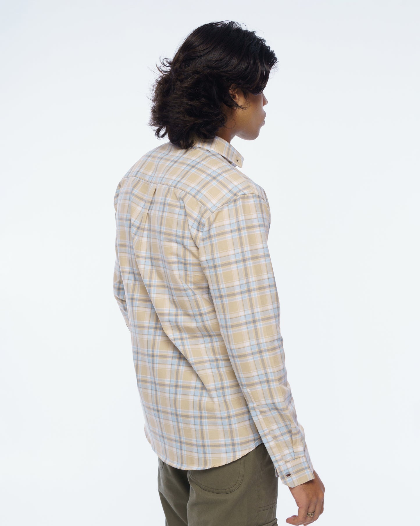 The Check Shirt (Cream)