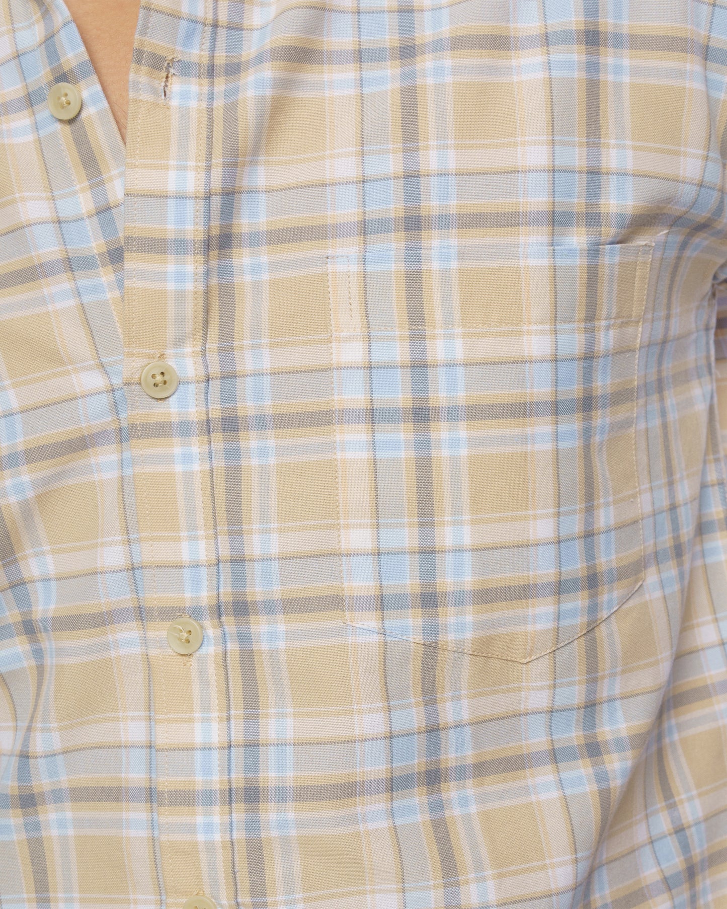 The Check Shirt (Cream)