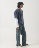 Washed T-shirt (Blue)