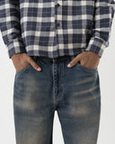 Wide Leg Denim (Ash Blue)