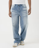 Wide Leg Denim (Cloud Blue)
